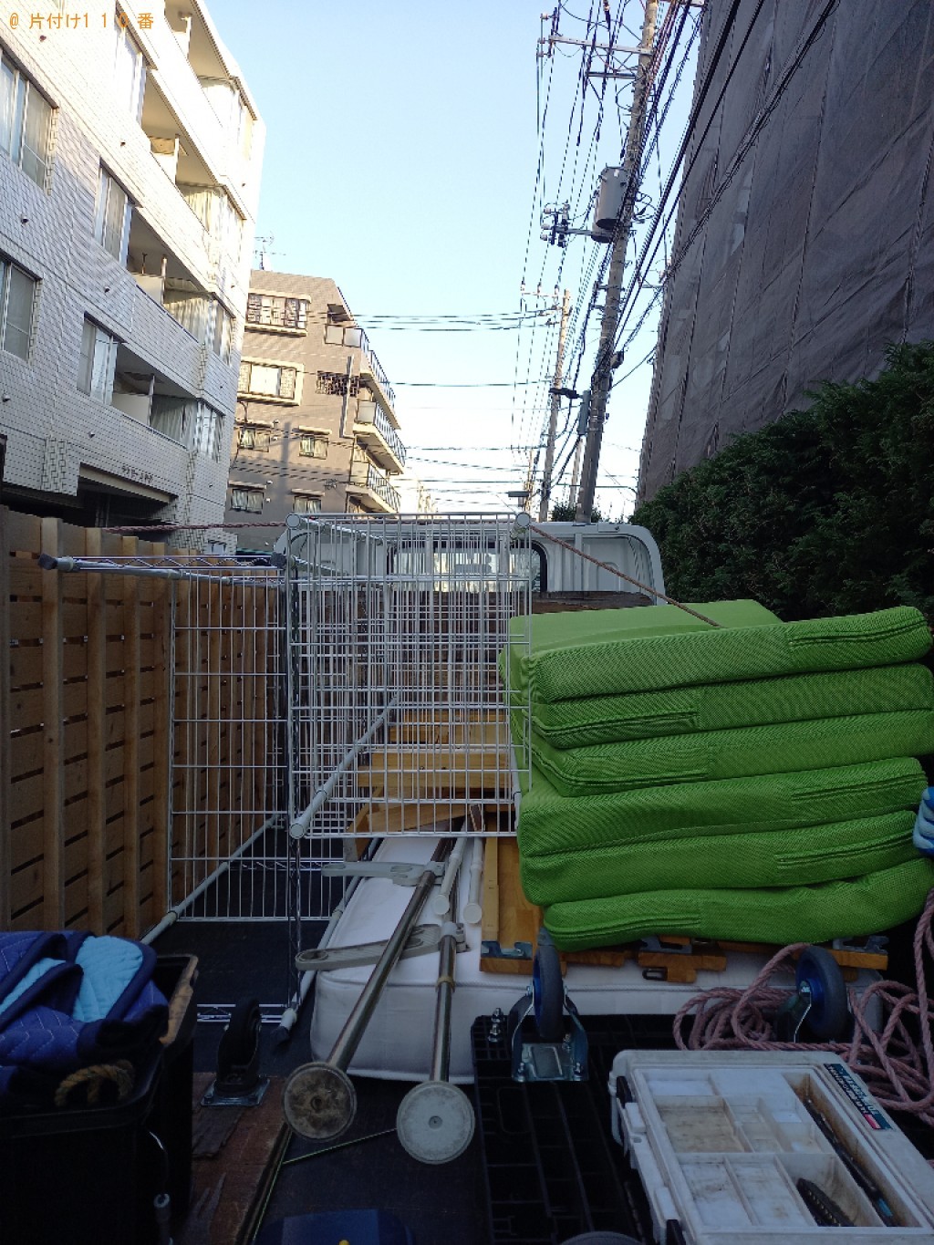 【川崎市中原区】二段ベッド・ラックの出張不用品回収・処分ご依頼